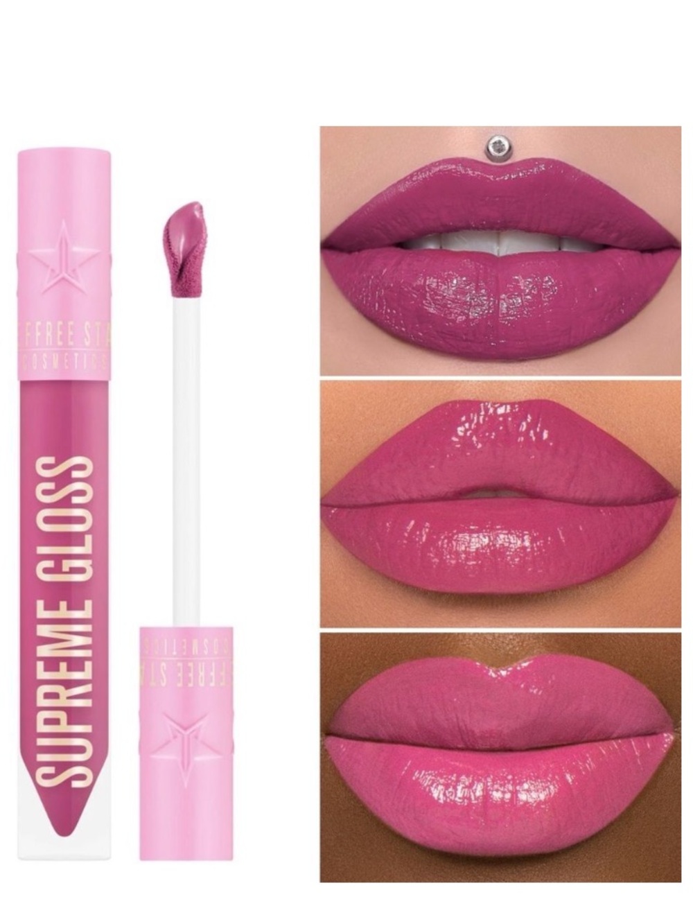 Jeffree Star Supreme Gloss More Than Friends Full Pigment Lip Gloss 0.17oz NIB